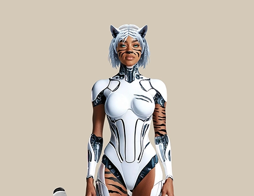 Création visuelle d'un cyborg-animal